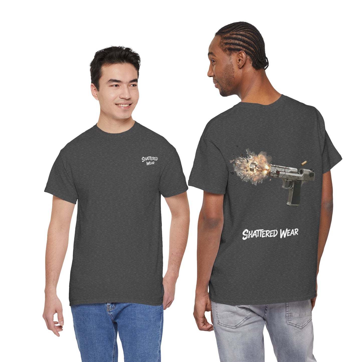 Shattered Pistol Wear Graphic Tee