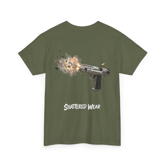 Shattered Pistol Wear Graphic Tee