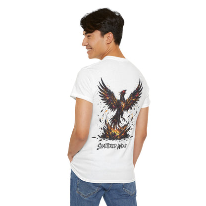 Shattered Gold Rising Phoenix Wear Graphic Tee