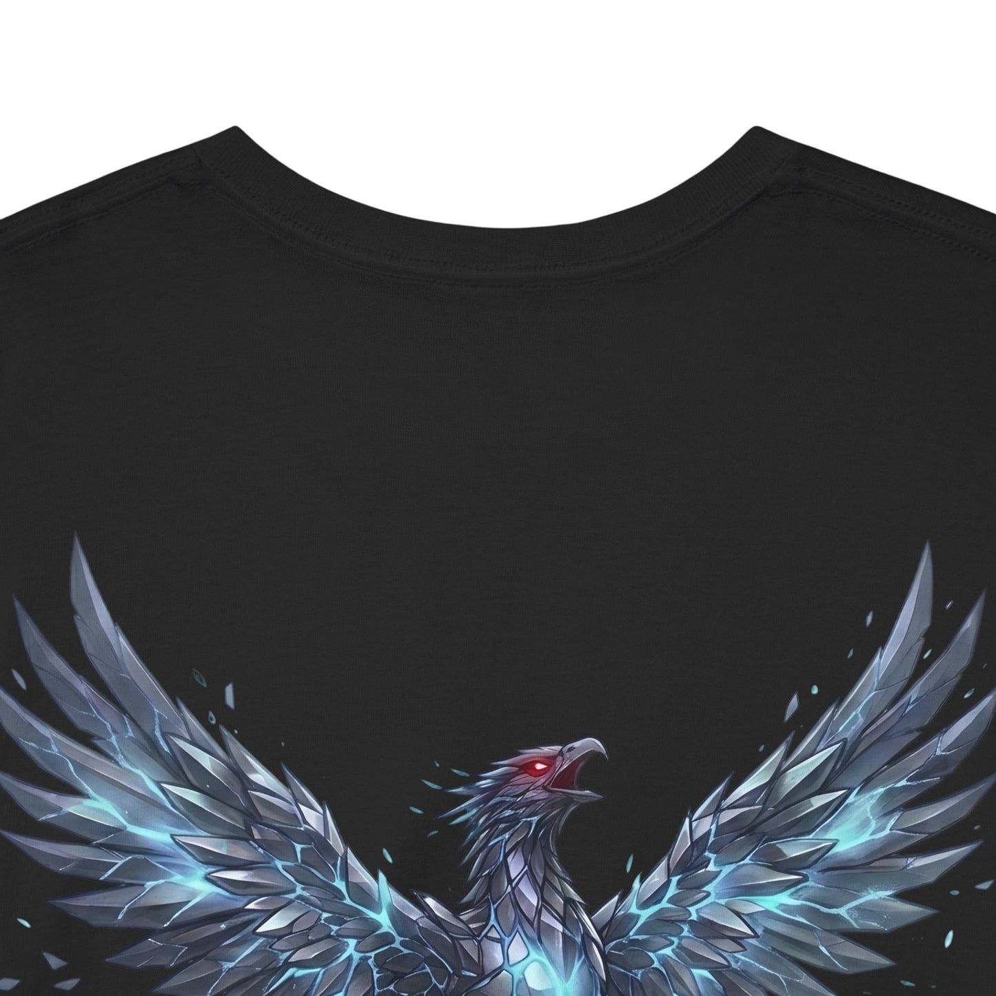 Shattered Blue Rising Phoenix Wear Graphic Tee