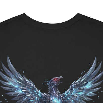 Shattered Blue Rising Phoenix Wear Graphic Tee
