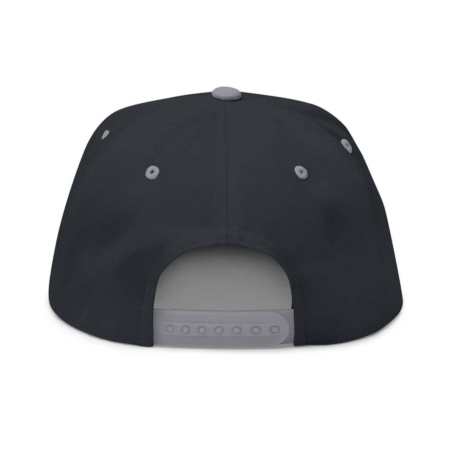 Shattered Wear Embroidered Flat Bill Cap Black