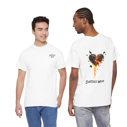 Shattered Black Heart Wear Graphic Tee