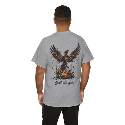 Shattered Gold Rising Phoenix Wear Graphic Tee