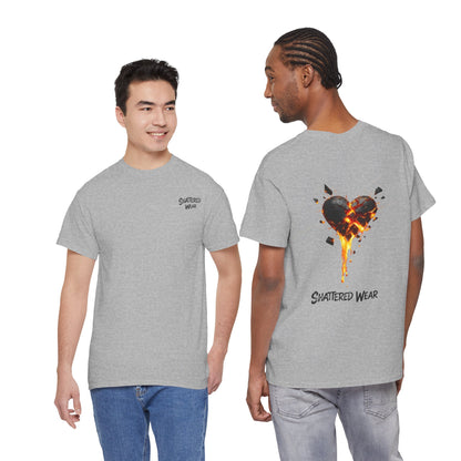 Shattered Black Heart Wear Graphic Tee