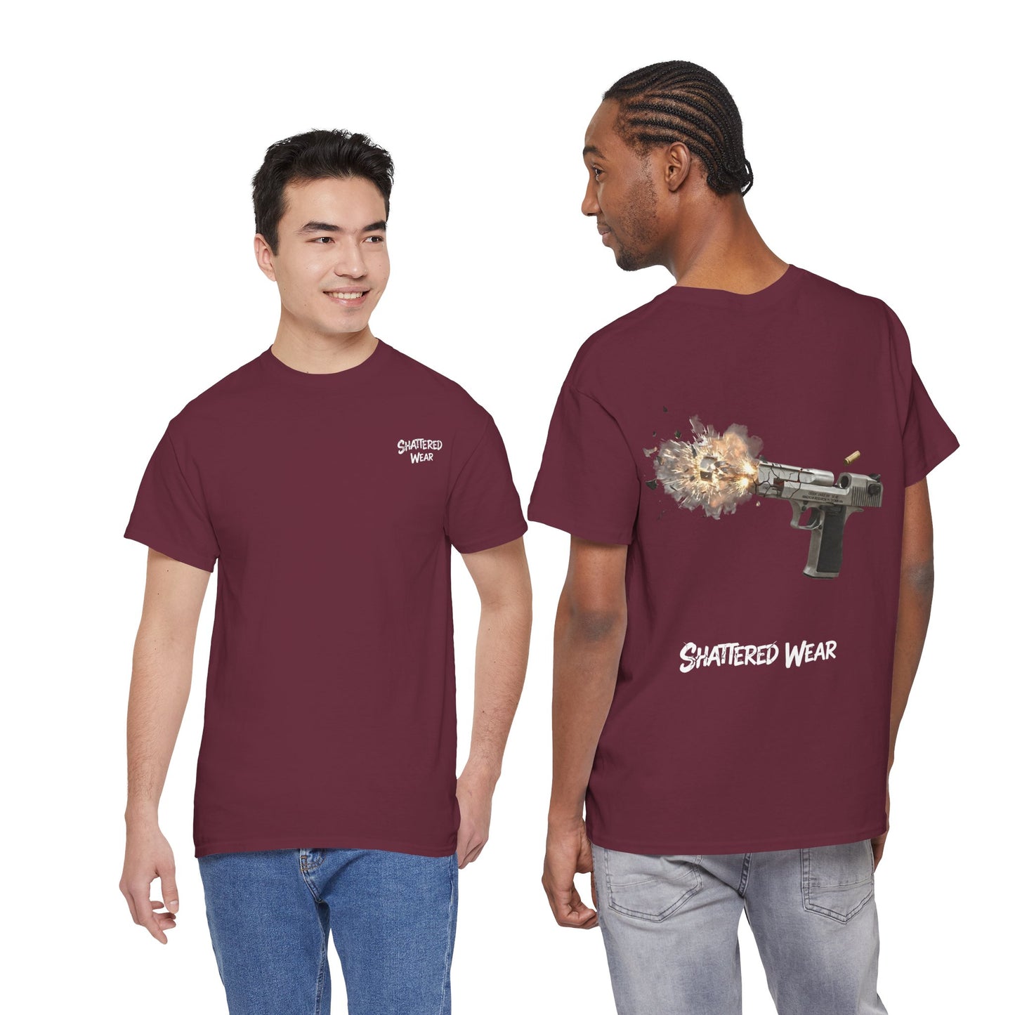 Shattered Pistol Wear Graphic Tee