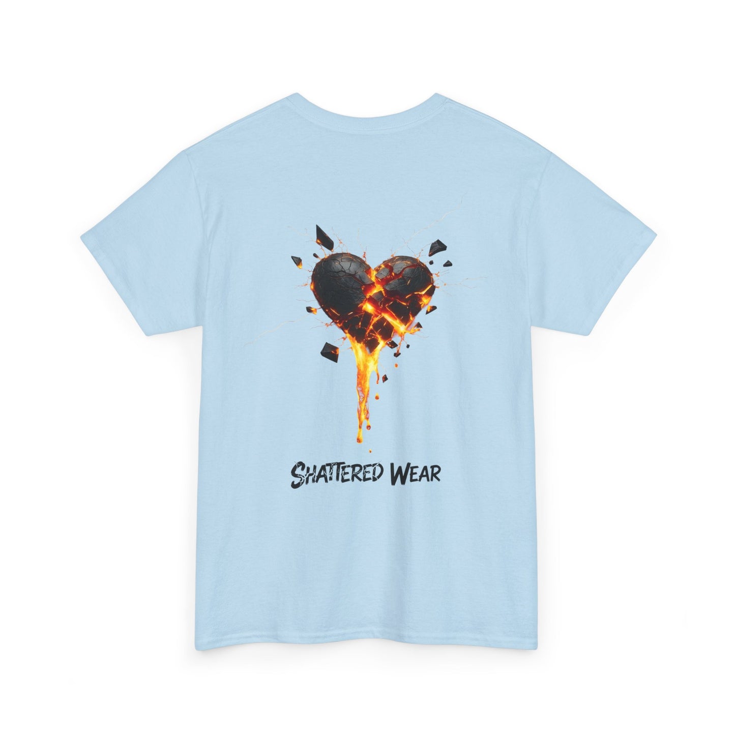 Shattered Black Heart Wear Graphic Tee