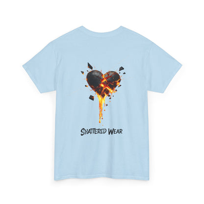 Shattered Black Heart Wear Graphic Tee