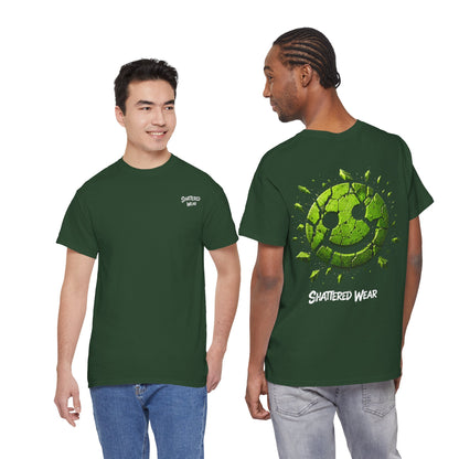 Shattered Wear Cracked Smiley Graphic Tee
