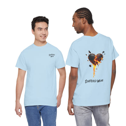 Shattered Black Heart Wear Graphic Tee