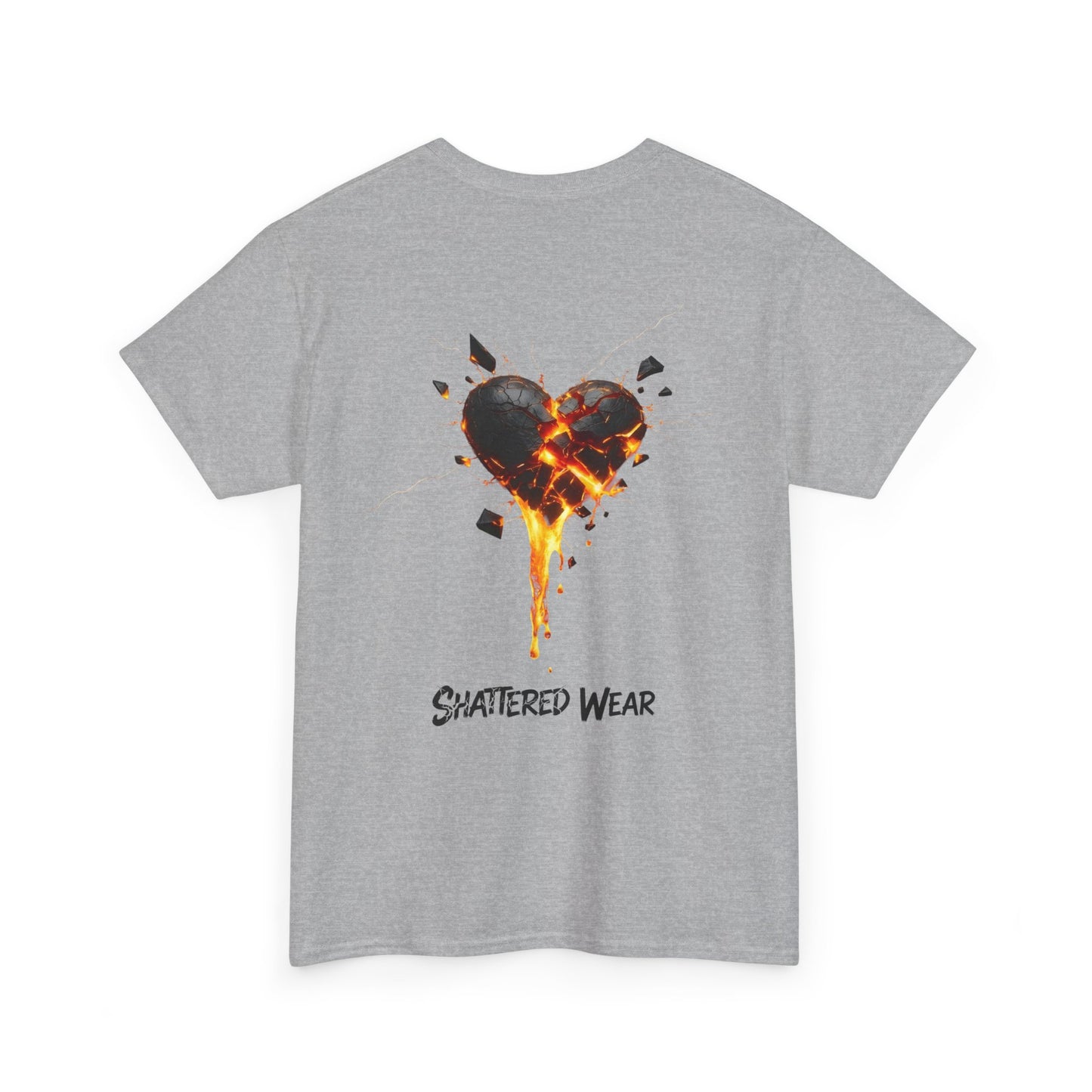 Shattered Black Heart Wear Graphic Tee
