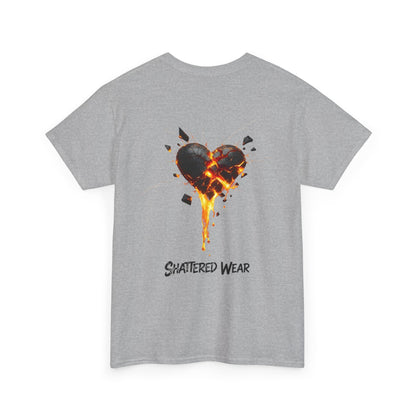 Shattered Black Heart Wear Graphic Tee