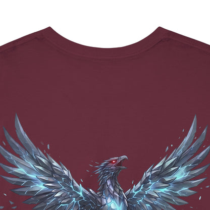 Shattered Blue Rising Phoenix Wear Graphic Tee