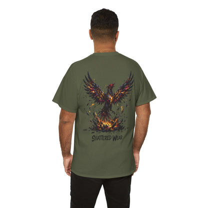 Shattered Gold Rising Phoenix Wear Graphic Tee