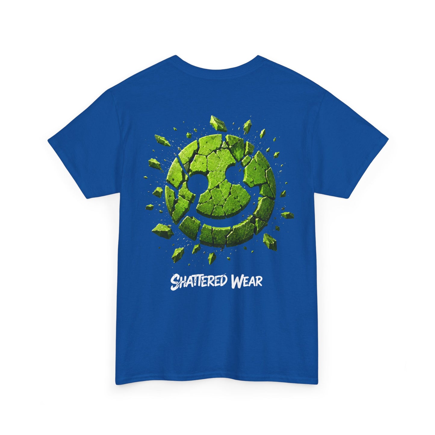 Shattered Wear Cracked Smiley Graphic Tee