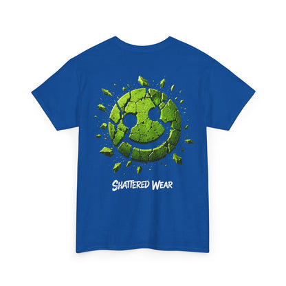 Shattered Wear Cracked Smiley Graphic Tee