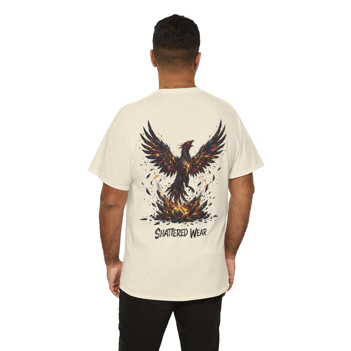 Shattered Gold Rising Phoenix Wear Graphic Tee