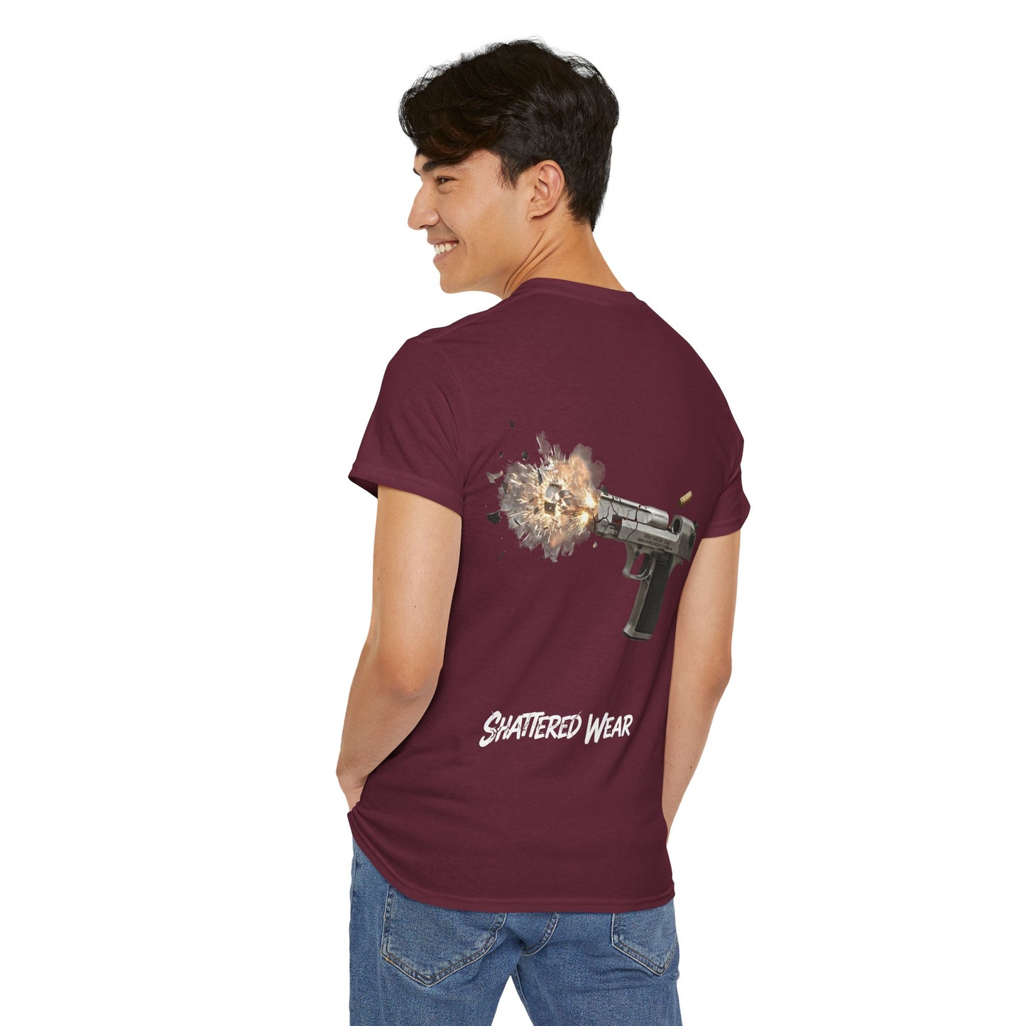 Shattered Pistol Wear Graphic Tee