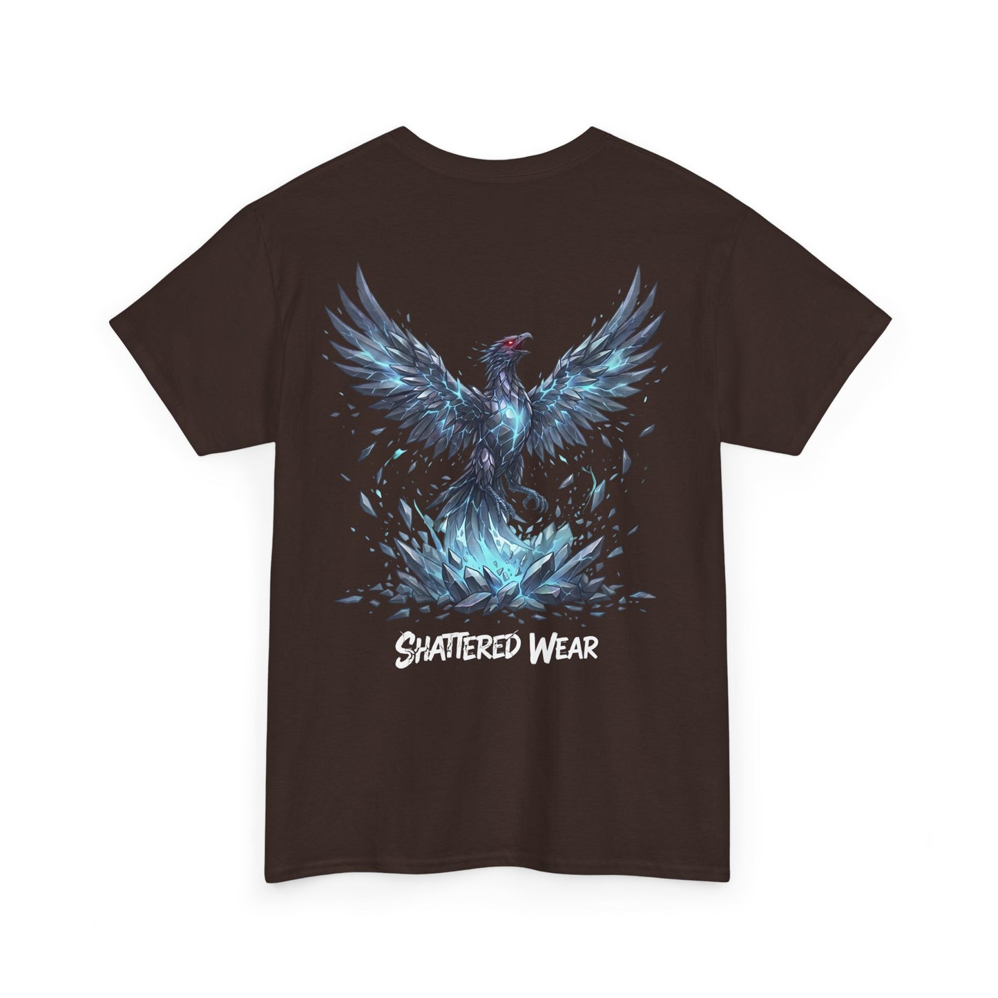 Shattered Blue Rising Phoenix Wear Graphic Tee