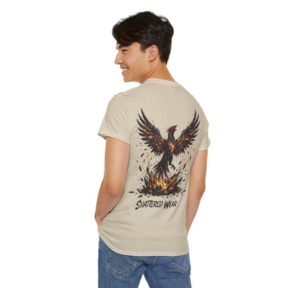 Shattered Gold Rising Phoenix Wear Graphic Tee