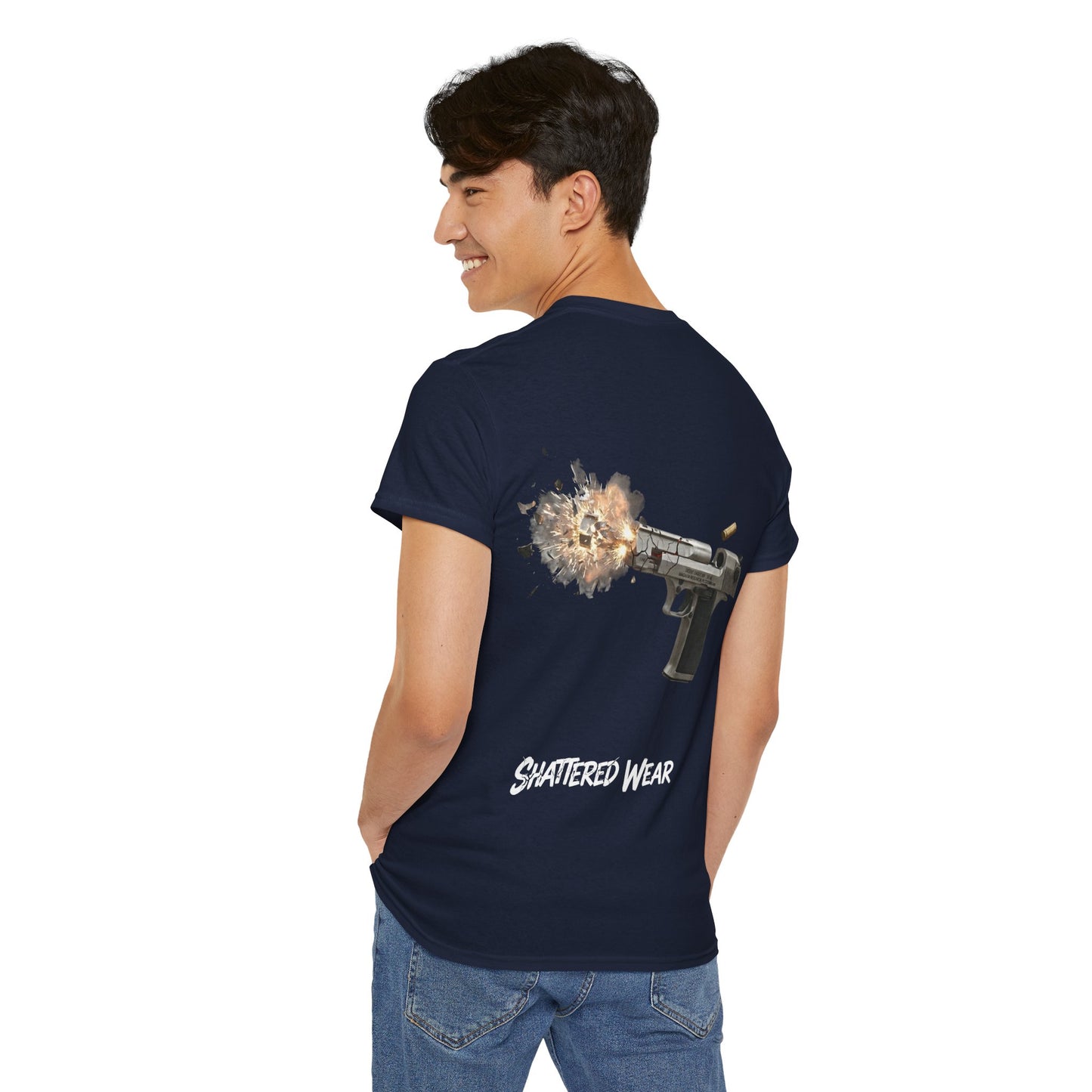Shattered Pistol Wear Graphic Tee