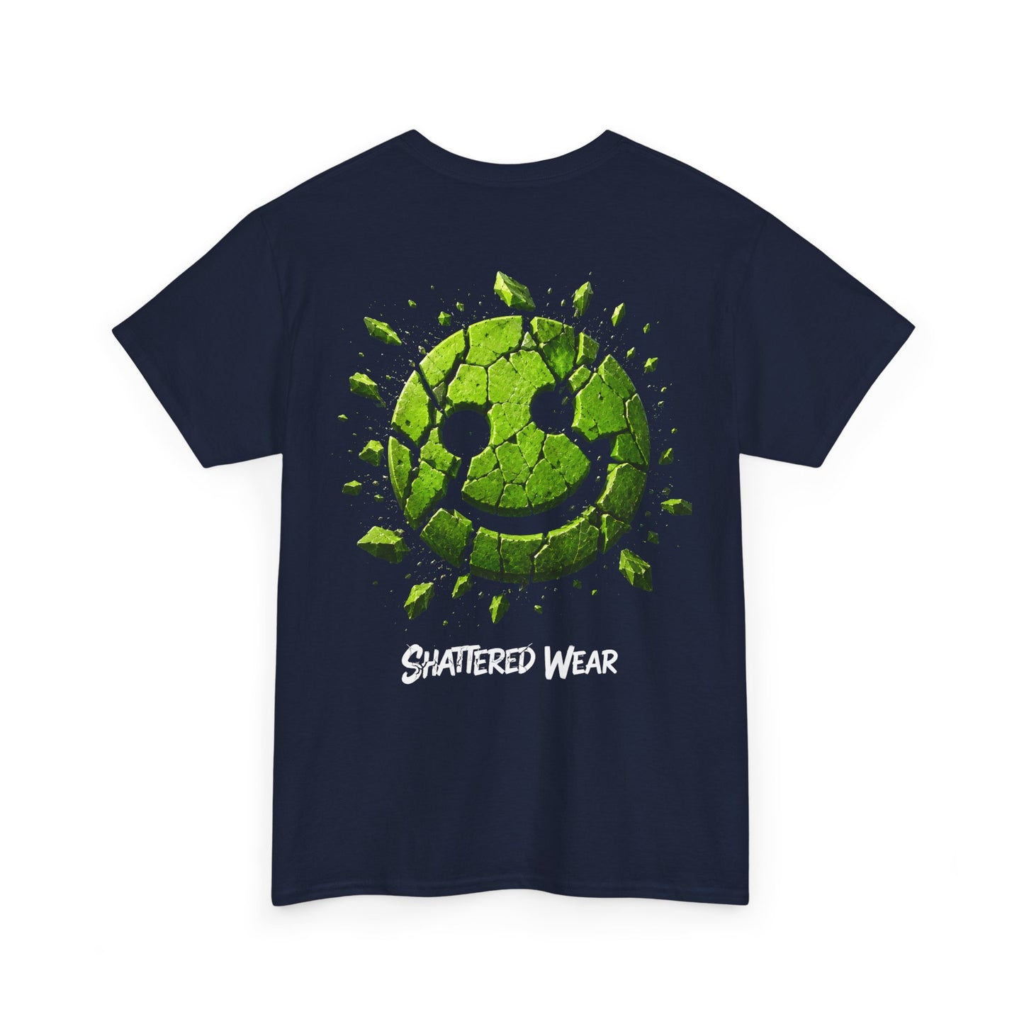 Shattered Wear Cracked Smiley Graphic Tee