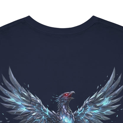 Shattered Blue Rising Phoenix Wear Graphic Tee
