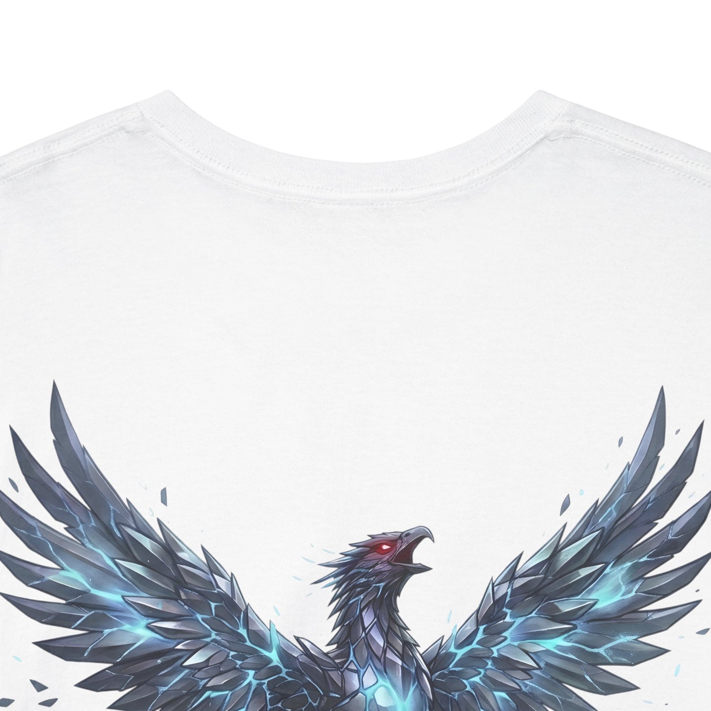 Shattered Blue Rising Phoenix Wear Graphic Tee
