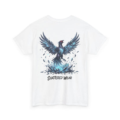 Shattered Blue Rising Phoenix Wear Graphic Tee
