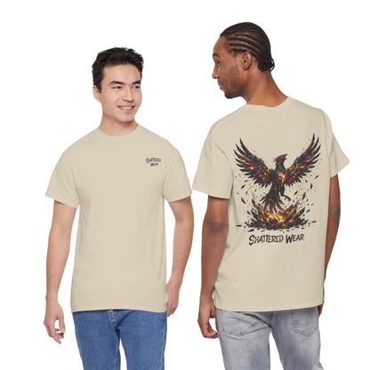 Shattered Gold Rising Phoenix Wear Graphic Tee