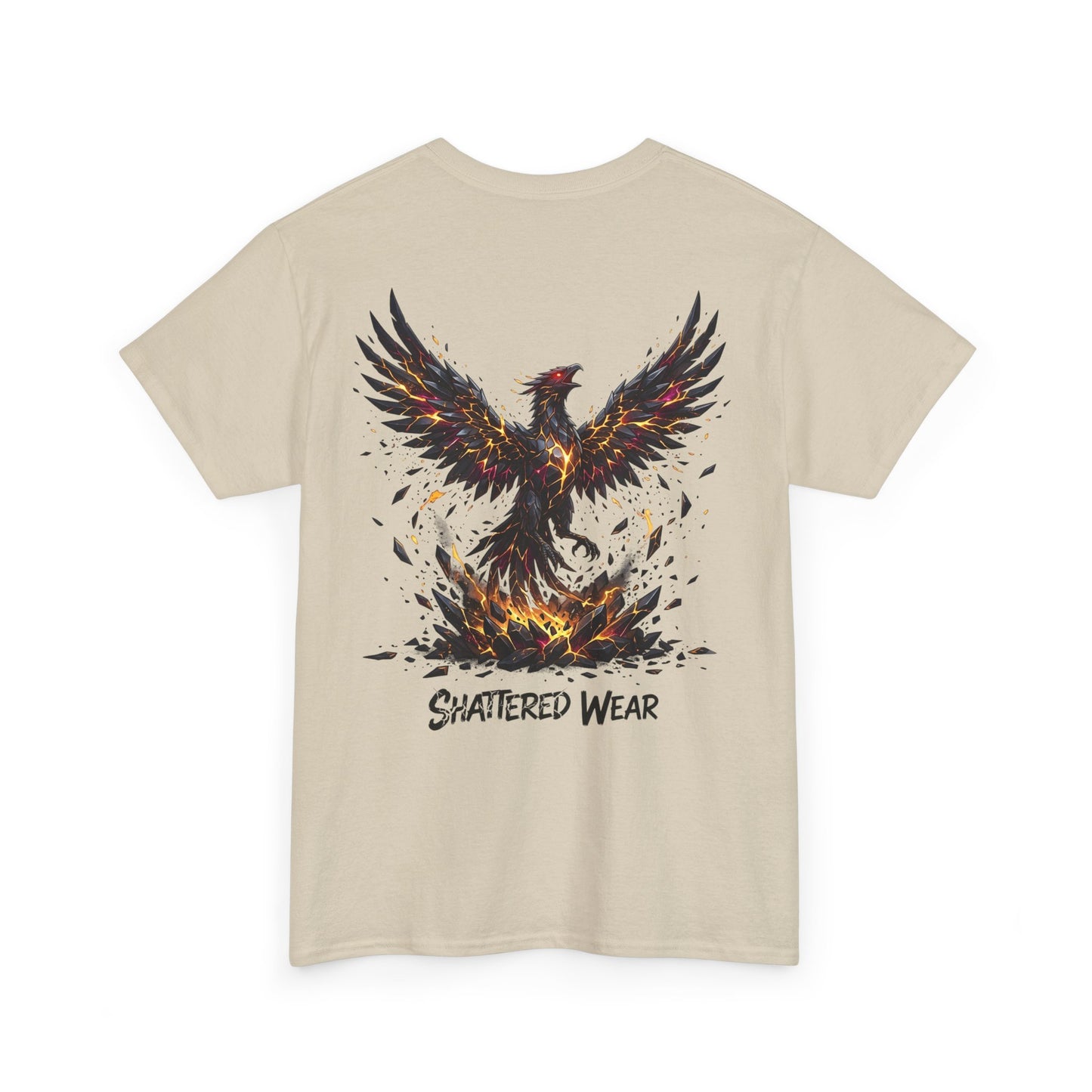 Shattered Gold Rising Phoenix Wear Graphic Tee
