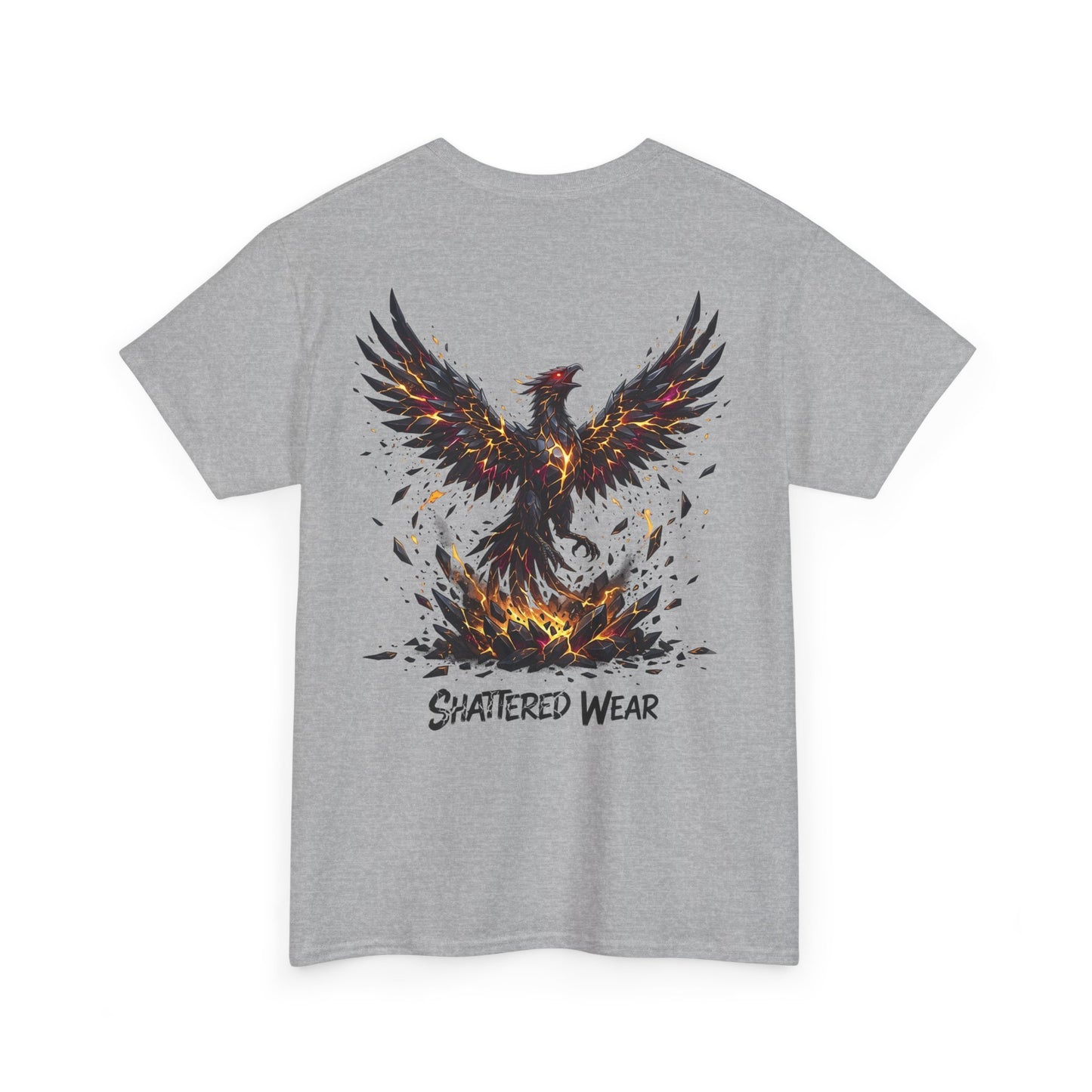 Shattered Gold Rising Phoenix Wear Graphic Tee