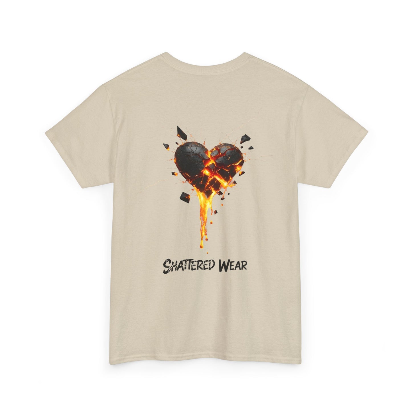 Shattered Black Heart Wear Graphic Tee