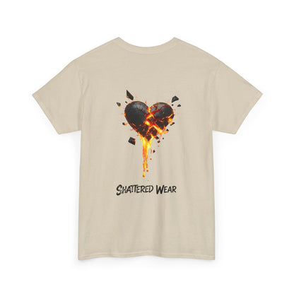 Shattered Black Heart Wear Graphic Tee
