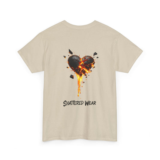 Shattered Black Heart Wear Graphic Tee