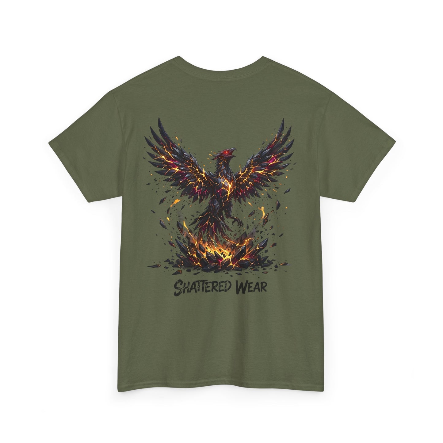 Shattered Gold Rising Phoenix Wear Graphic Tee