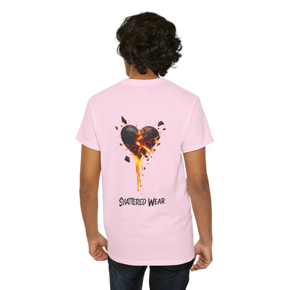Shattered Black Heart Wear Graphic Tee