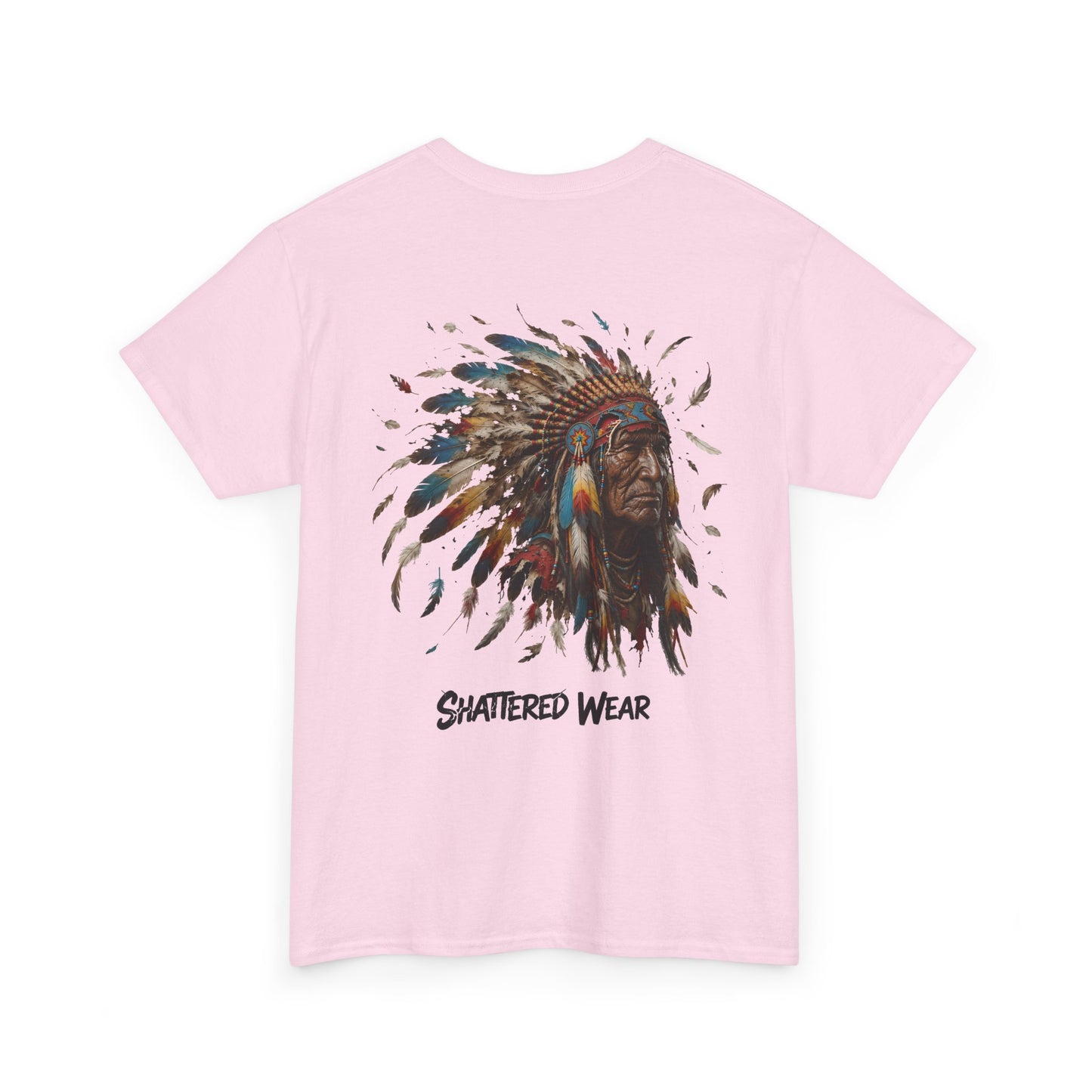 Shattered Warbonnet Elderly Native Graphic Tee
