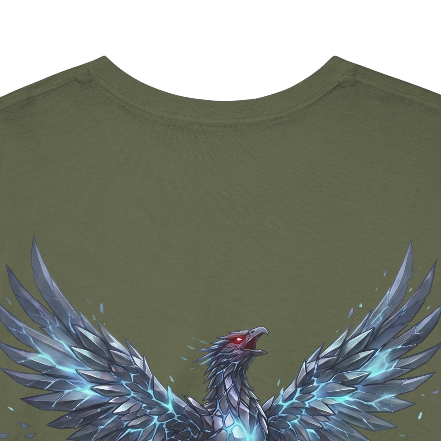 Shattered Blue Rising Phoenix Wear Graphic Tee