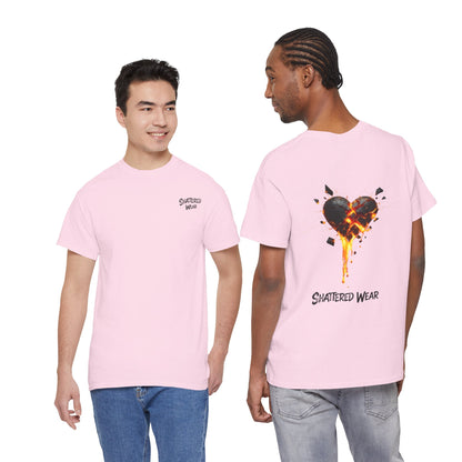 Shattered Black Heart Wear Graphic Tee