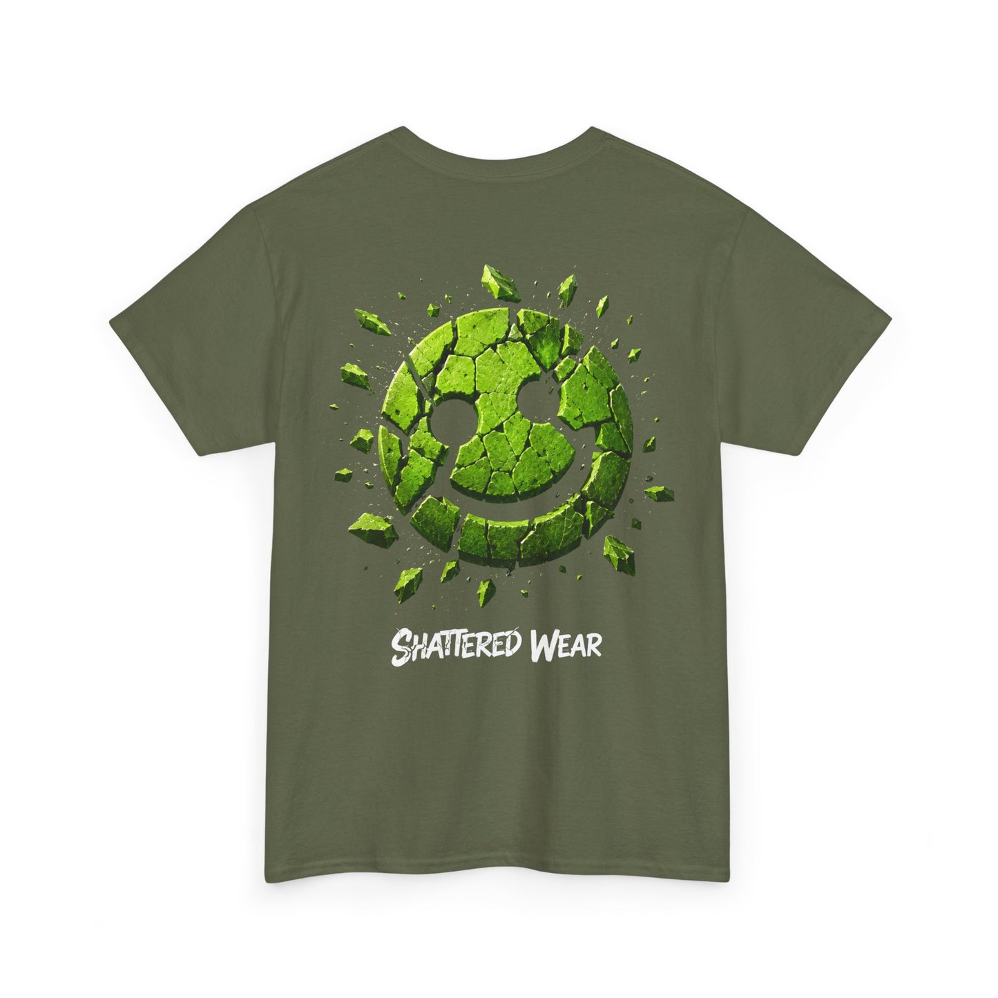 Shattered Wear Cracked Smiley Graphic Tee