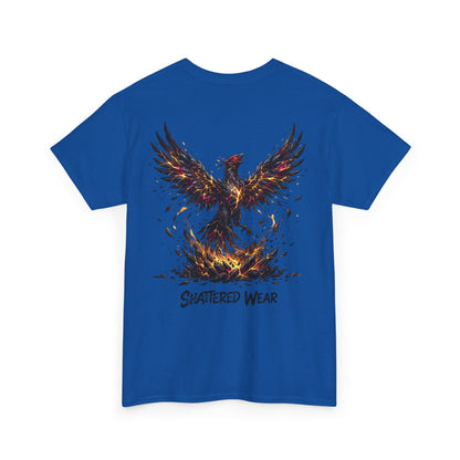 Shattered Gold Rising Phoenix Wear Graphic Tee