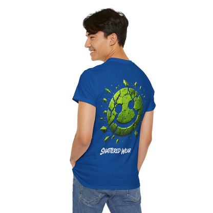 Shattered Wear Cracked Smiley Graphic Tee
