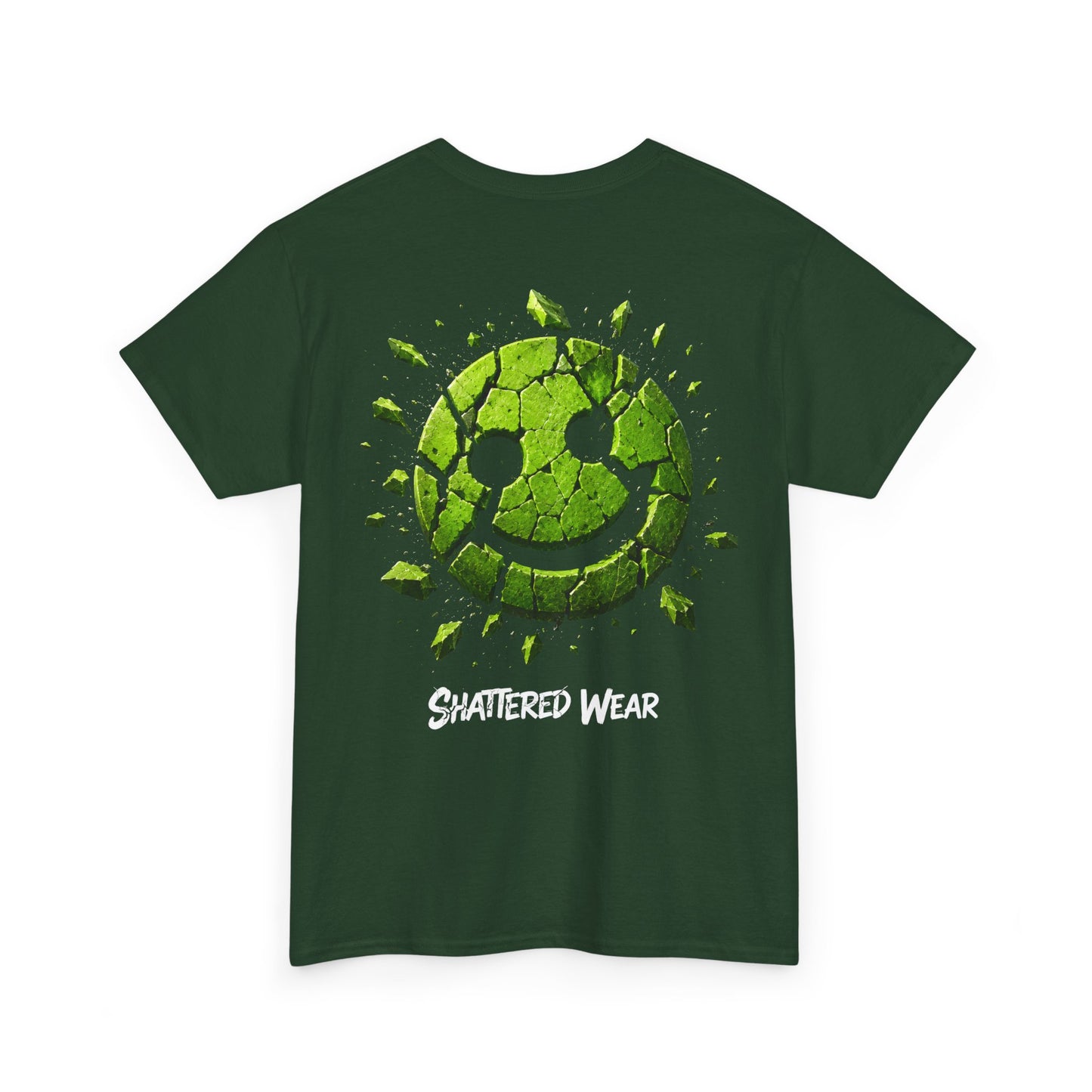 Shattered Wear Cracked Smiley Graphic Tee