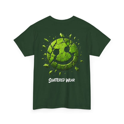 Shattered Wear Cracked Smiley Graphic Tee